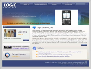 Logic Solutions home page Logic Solutions home page